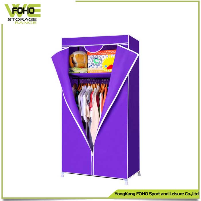 High Quality Cheap Bedroom Foldable Simple Fabric Wardrobe