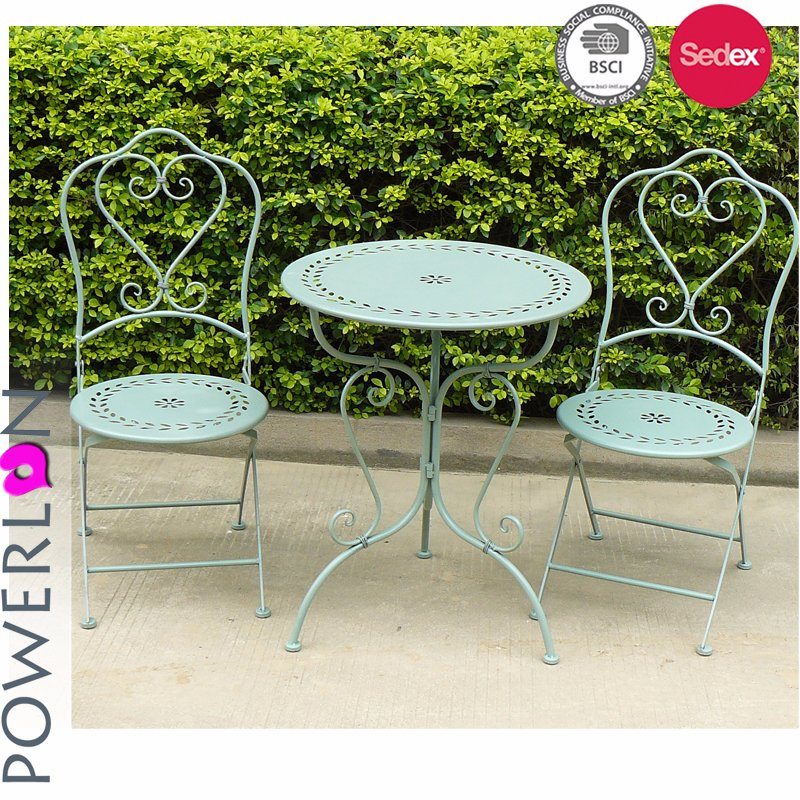 3PCS Metal Bistro Sets Using for Garden Furniture