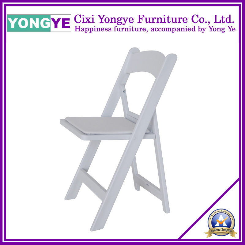 Wholesale Wedding Event White Resin Plastic Folding Chair