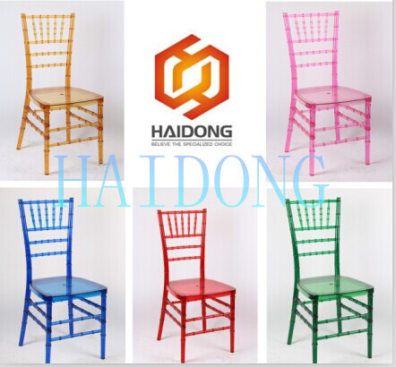 Colored Resin Chiavari Chair Rental