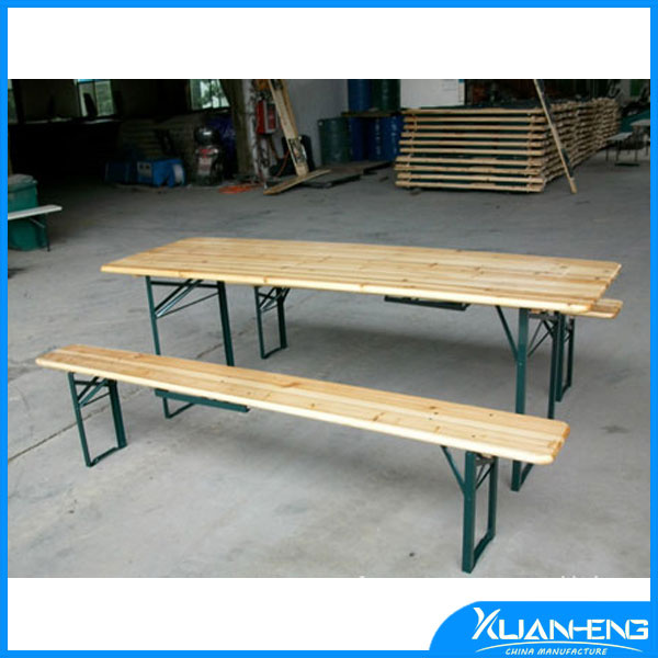 Natural Wood Garden Beer Table