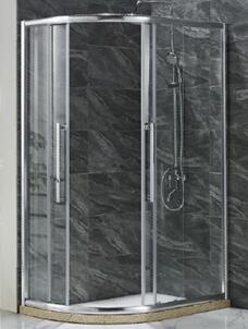 Simple Shower Enclosure with Water Bar (E-15)