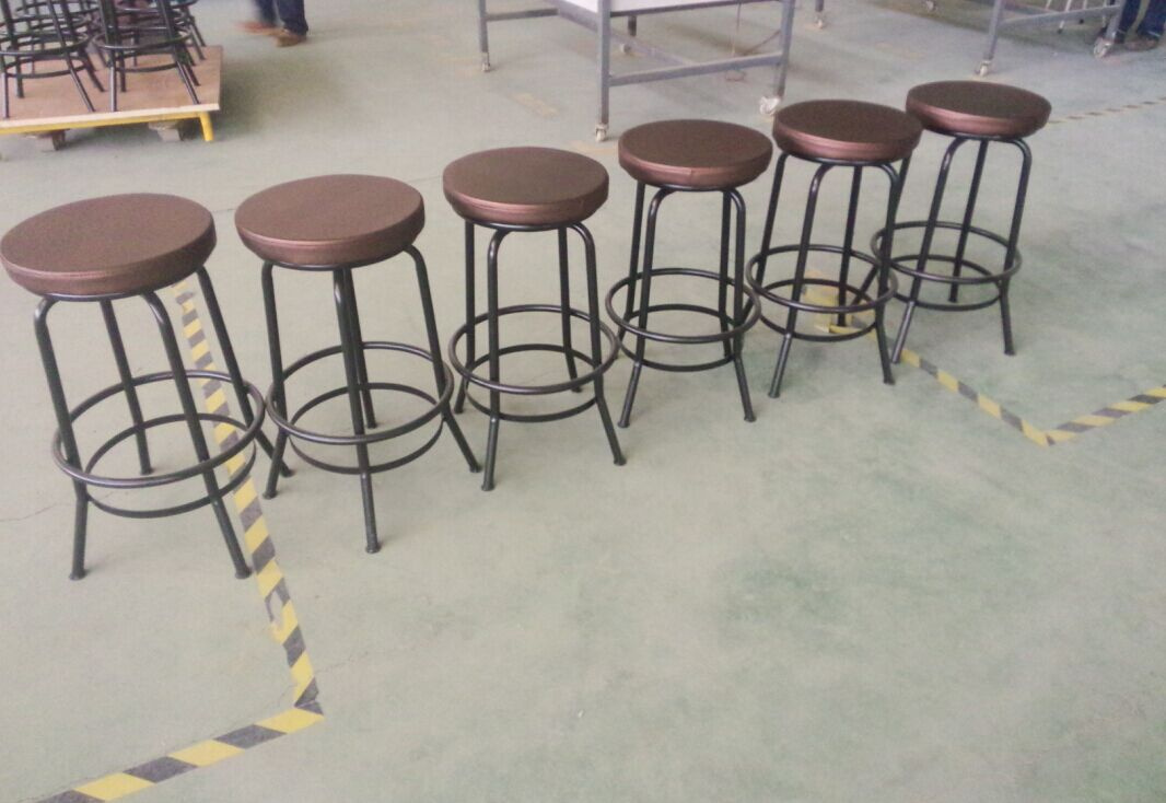 Cheap Antique Comfortable Metal Bar Chair
