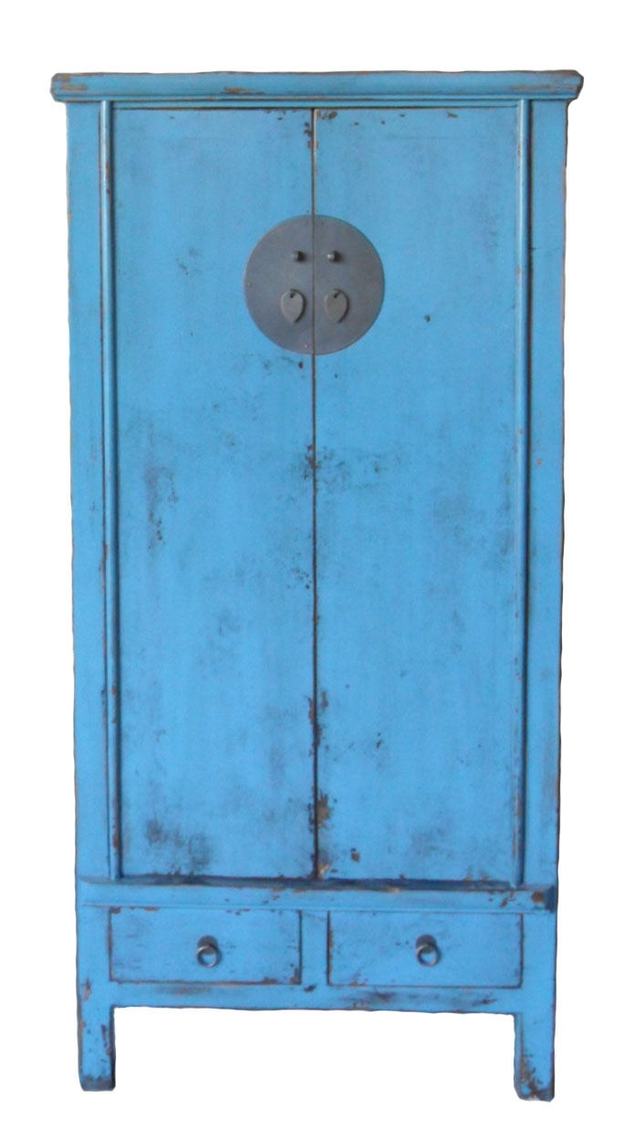 Chinese Antique Furniture Wooden Big Wardrobe Lwa379