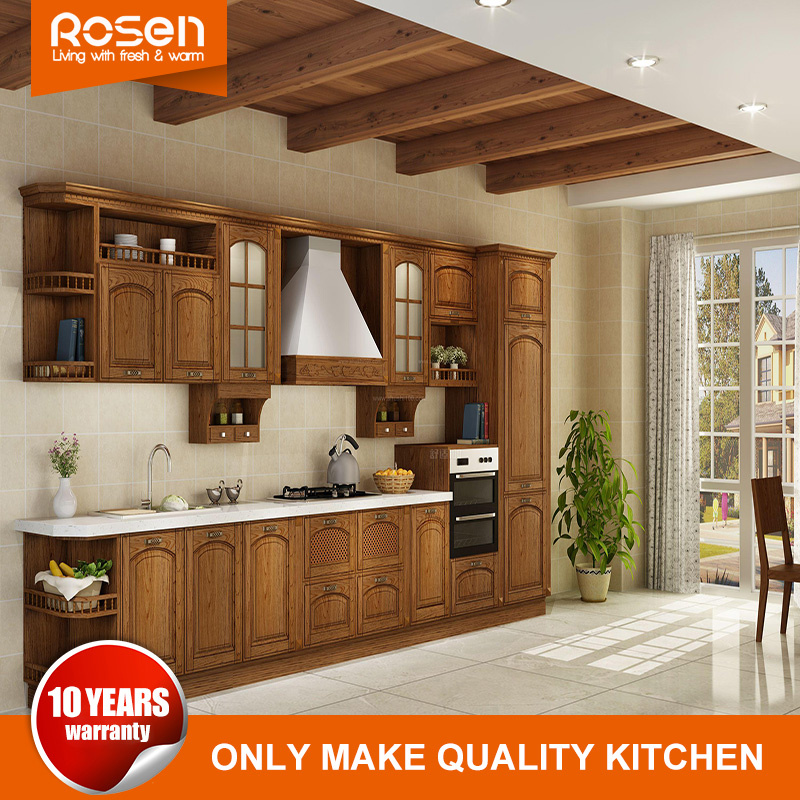 American Style Luxury Solid Wood Kitchen Cabinets