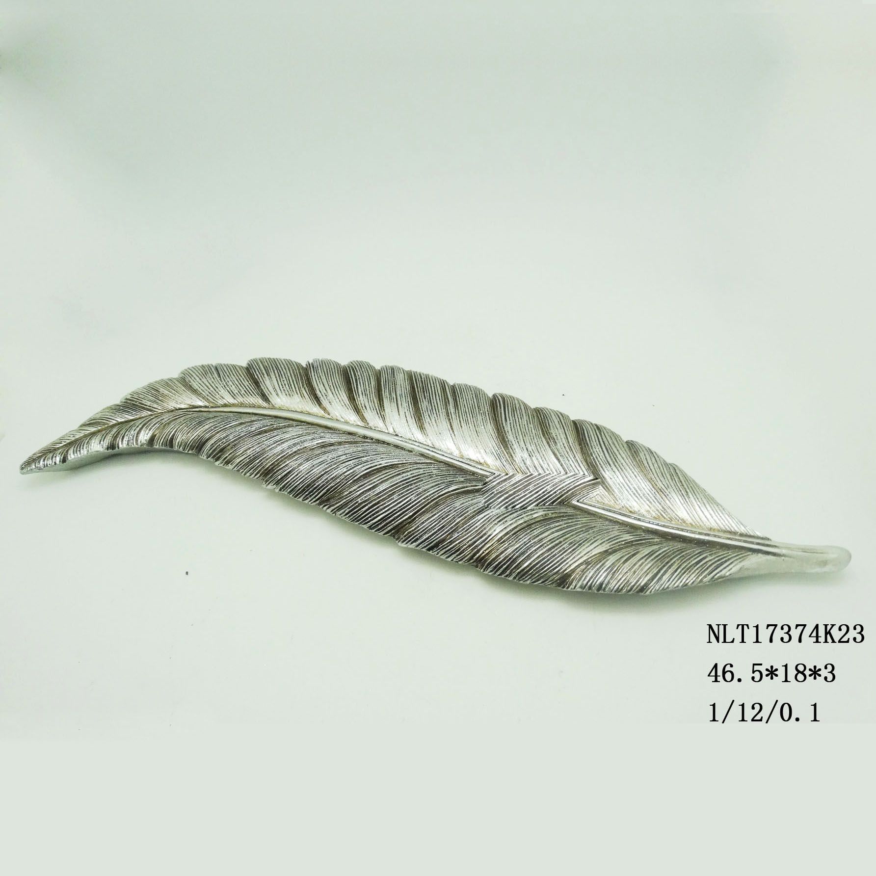 Very Beautiful Metal Wall Decoration Resin Leaf Shape Crafts