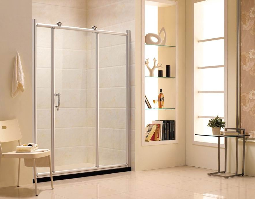 R11 Slide Door Tempered Glass Bathroom Shower Screens