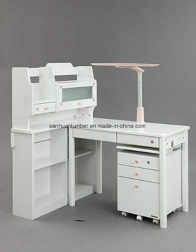 Disassemable Study Computer Desk with Book Shelf