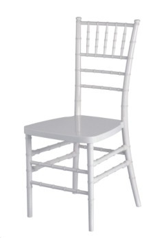 Outdoor Wedding Use Plastic Tiffany Chair with Cushion