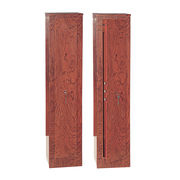 High Quality Cheap Custom Wood Color Security Lock Gun Safe Cabinet