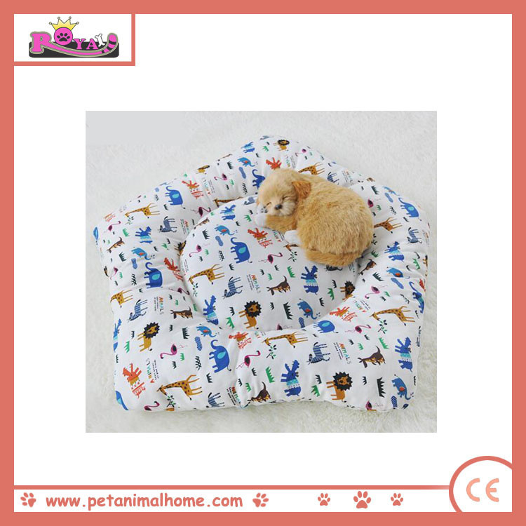 Pentagram Pet Bed with Cartoon Aminals