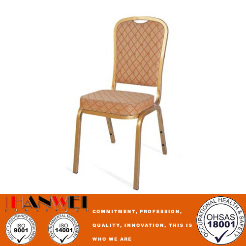 Metal Frame Restaurant Chair Wooden Furniture