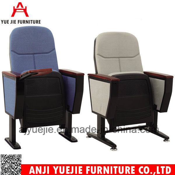 Folded and Iron Metal Type Auditorium Chair Yj1001d