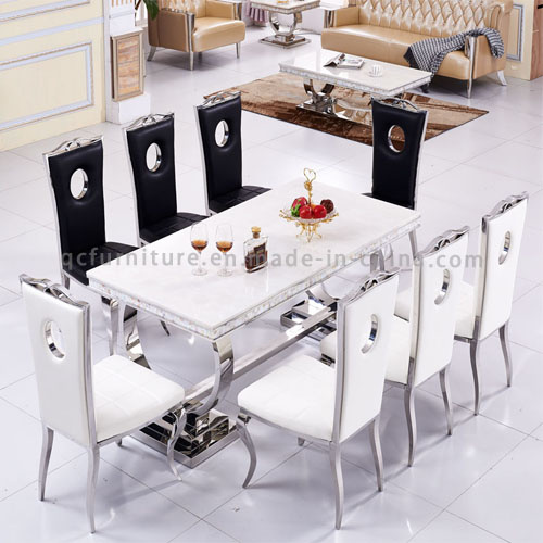 2016 Hot Selling Modern Dining Furniture Dining Table with Marble Top