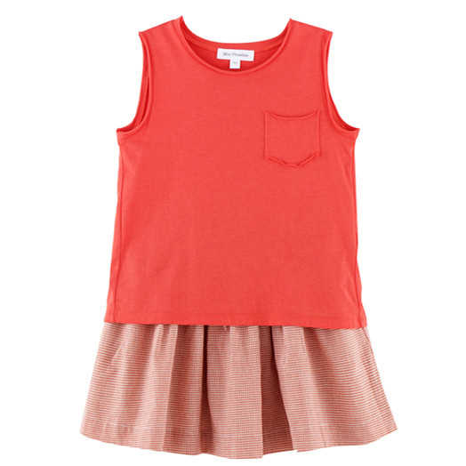 Red Fashion Cotton T-Shirt Girls Clothing for Girl and Baby