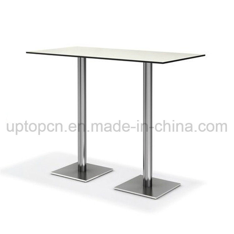 Wholesale Double Stainless Steel Legs High Bar Table (SP-BT674)