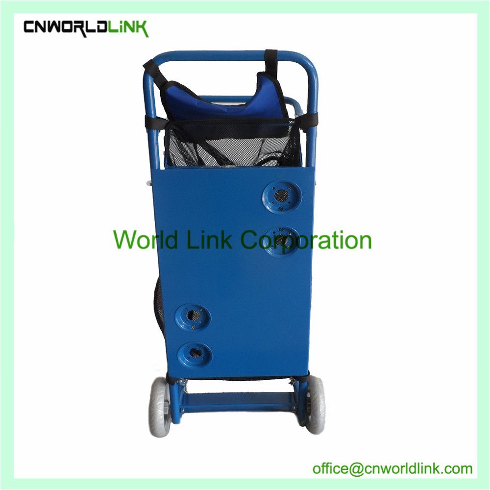 Foldable Fishing Beach Vacation Table Cart Moving Beach Table