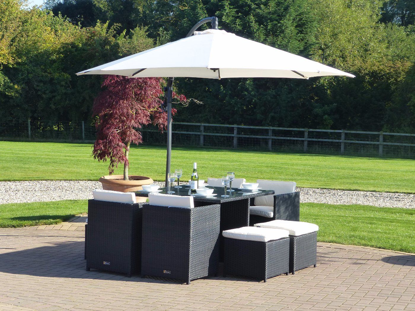 Haiti Cube Set & Hawaiian Parasol Natural