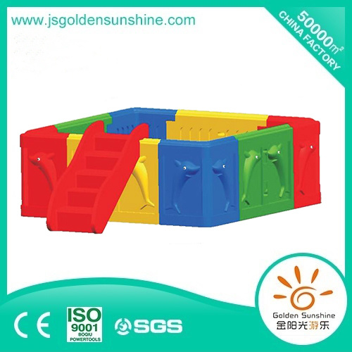 Playground Toy Plastic Square Ball Pool in Dolphin Shape