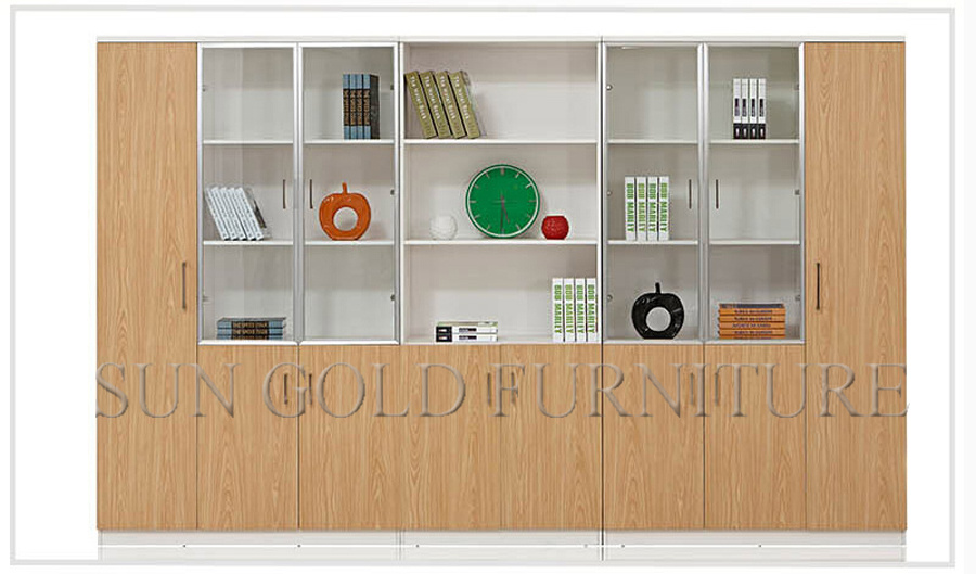 Luxury Bookshelf Modern Simple MDF File Cabinet (SZ-FC068-1)