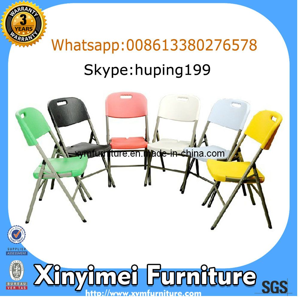 Hot Sale Simple Design Plastic Folding Chair