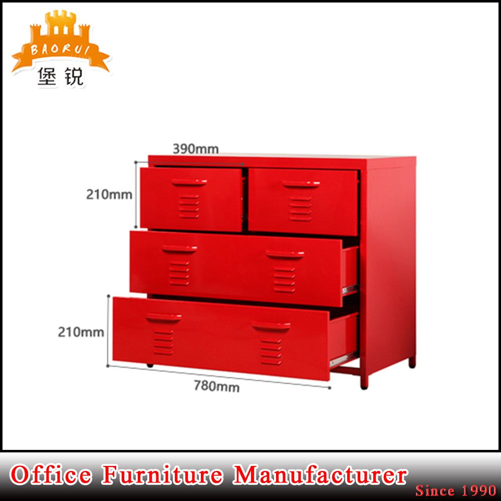Fas-132 Modern Home Furniture 4 Drawer Living Room Cabinet