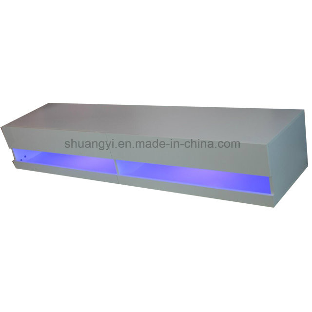 2018 Hot Sale Living Room Furniture Wood LED TV Stand