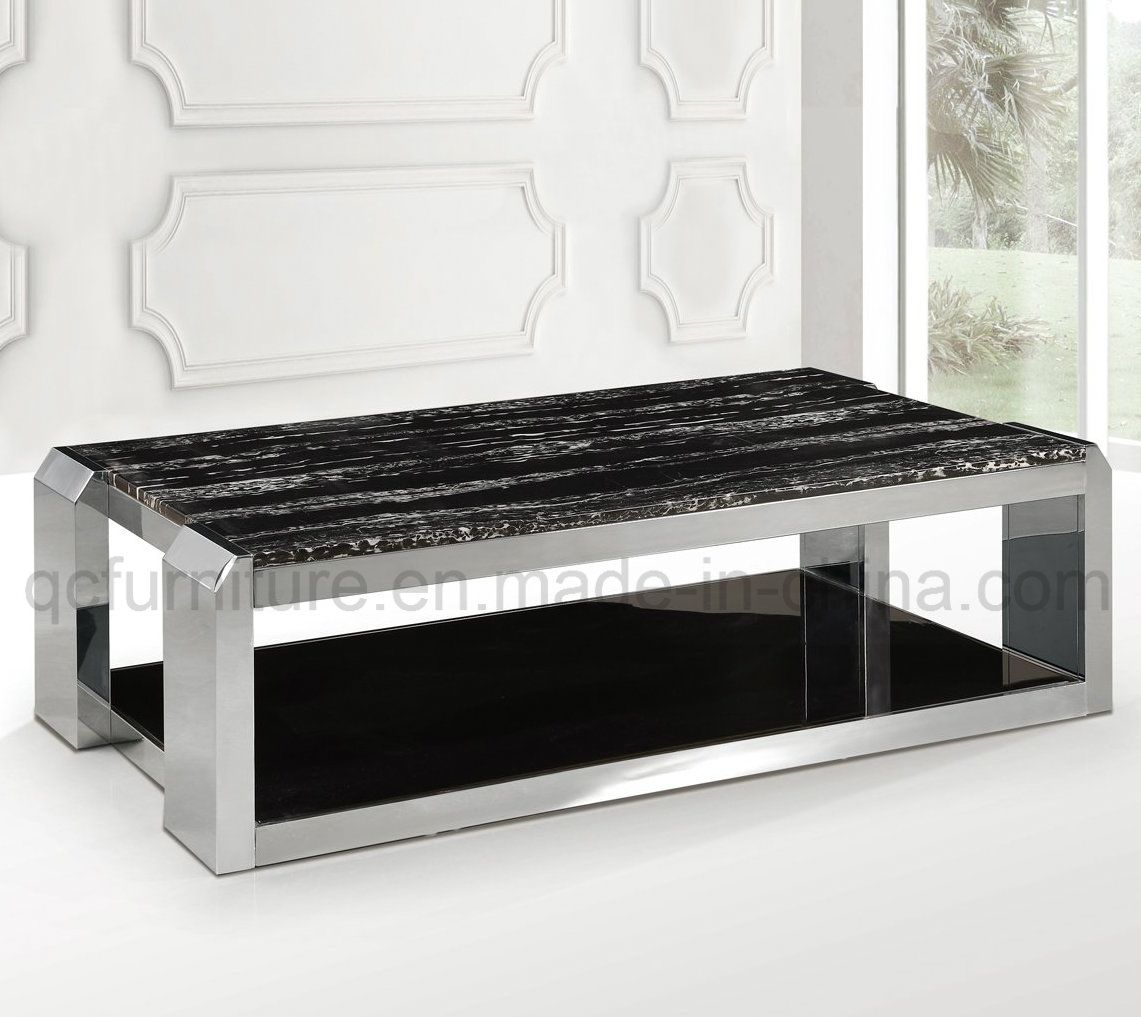 Stainless Steel Mirrored Coffee Table for Modern Furniture