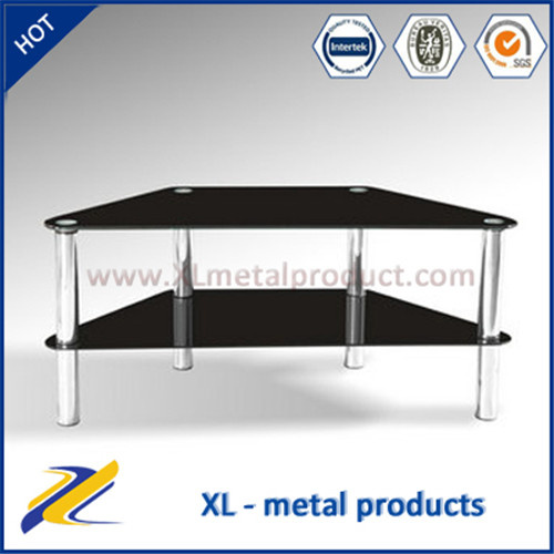 Entertainment TV Unit 2 Tier Glass Stand