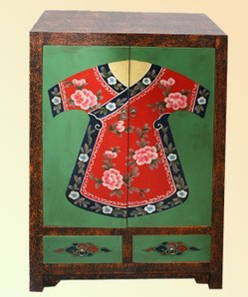 Chinese Antique Reproduction Small Cabinet