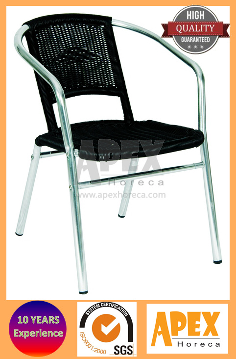 Outdoor Furniture Chair Aluminum Rattan Cafe Chair (AS1013AR)