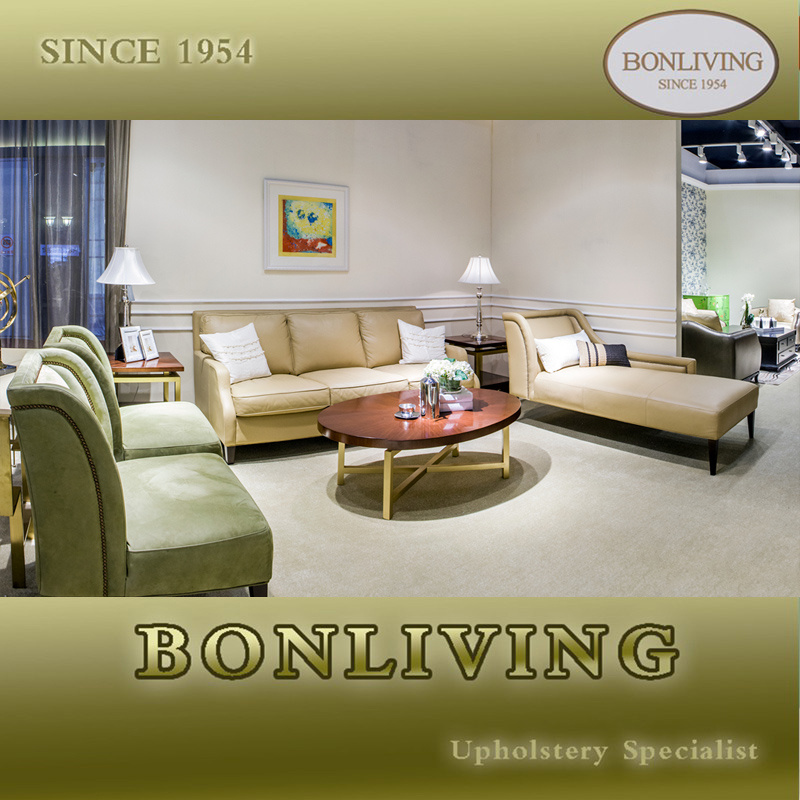 American Style Modern Living Room Leather Sofa (A33)