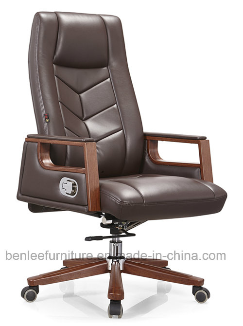 Modern Leisure High-Back Leather Office Chair (BL-7003A)
