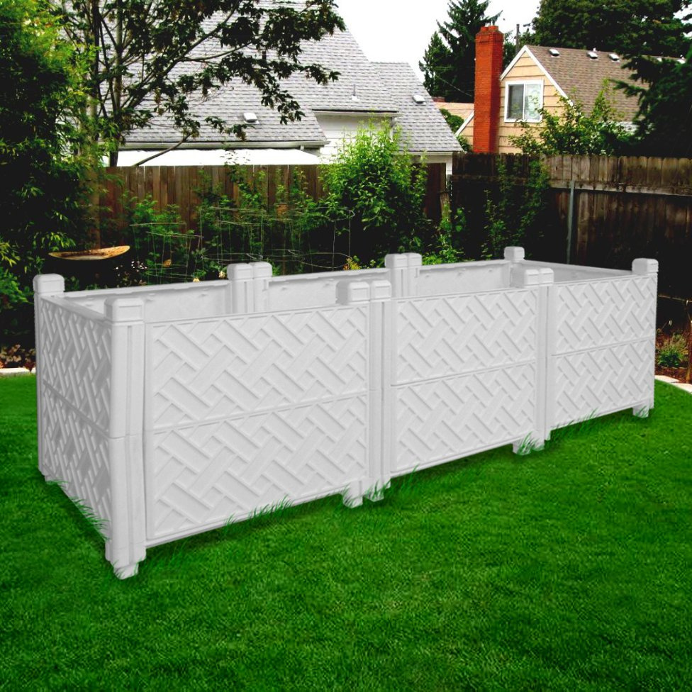 2018 Vegetable Planter with Stackable Raised Garden Bed Flower Pot