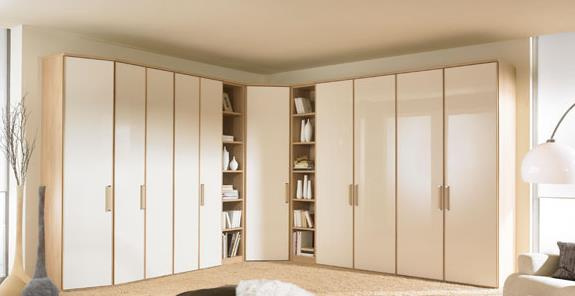Modern Wardrobe with Swing Doors for Bedroom Furniture