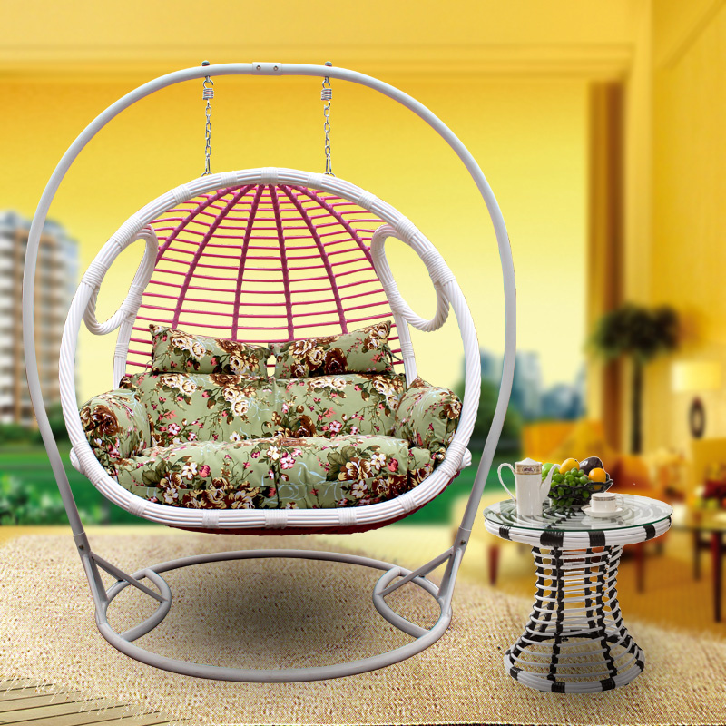 2017 New Double Swing Swing, Rattan Furniture, Rattan Basket (D155)