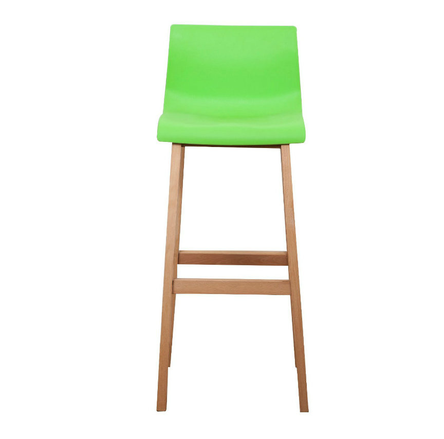 Modern Wooden Plastic Restaurant Bar Chair
