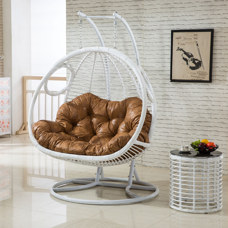 2017 New Double Swing Swing, Rattan Furniture, Rattan Basket Garden Furniture (D155A)