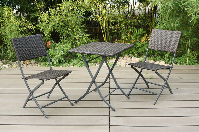 Hotel Rattan Wicker Patio Outdoor Leisure Furniture Table and Chair
