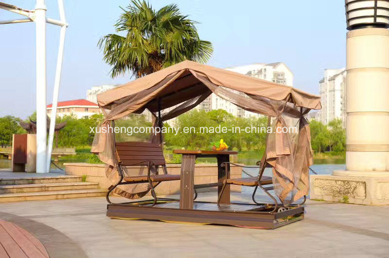 Luxury Polywood Outdoor/Indoor Patio Garden Swing Chair with Net