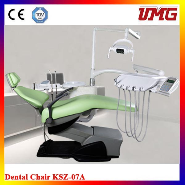 High Quality Ce Approved Real Leather Dental Chair for Left Hand