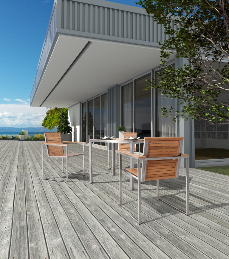 Teak Outdoor Square Dining /Contract Table