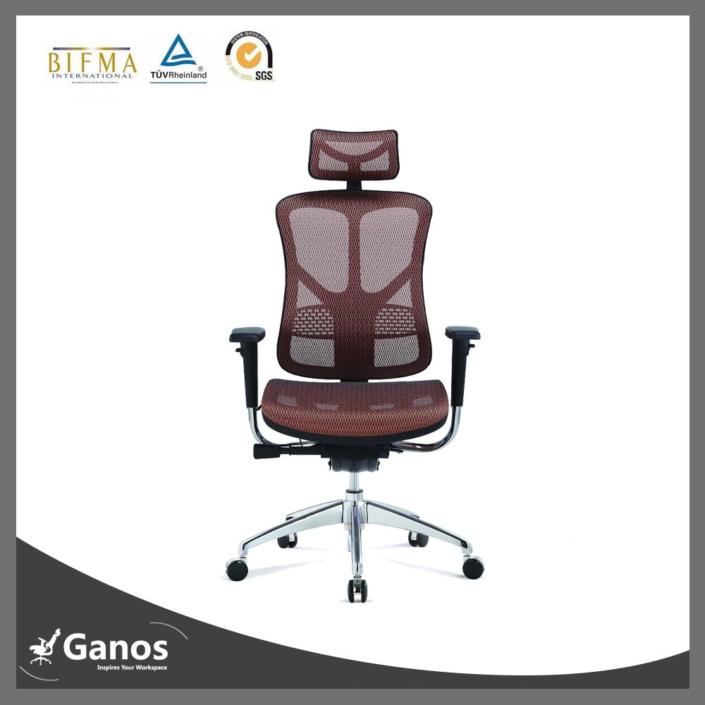 MID Back Black Leather Mesh Swivel Chair