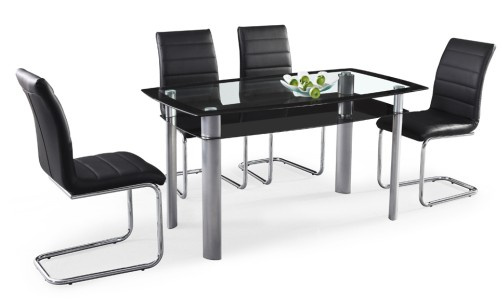 Royal luxury glass dining set