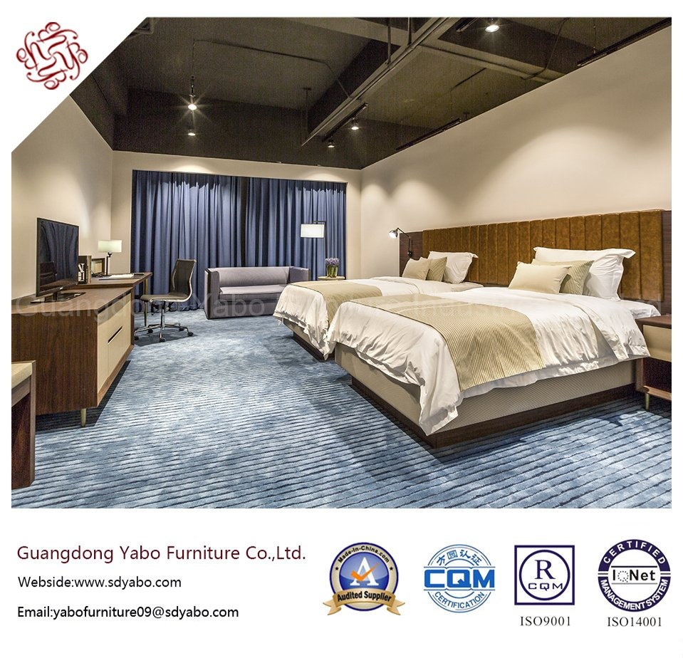 Delicate Hotel Furniture for Bedroom Set with Double Bed (YB-WS-56)