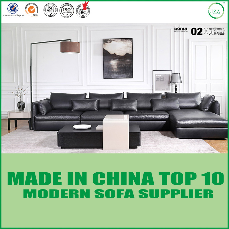 Upholstery Hotel Furniture Wood Leather Sofa Bed