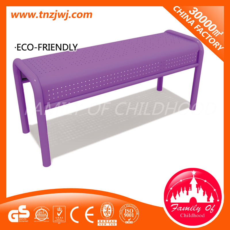 European Style Commercial Long Chair Metal Mesh Bench for Garden