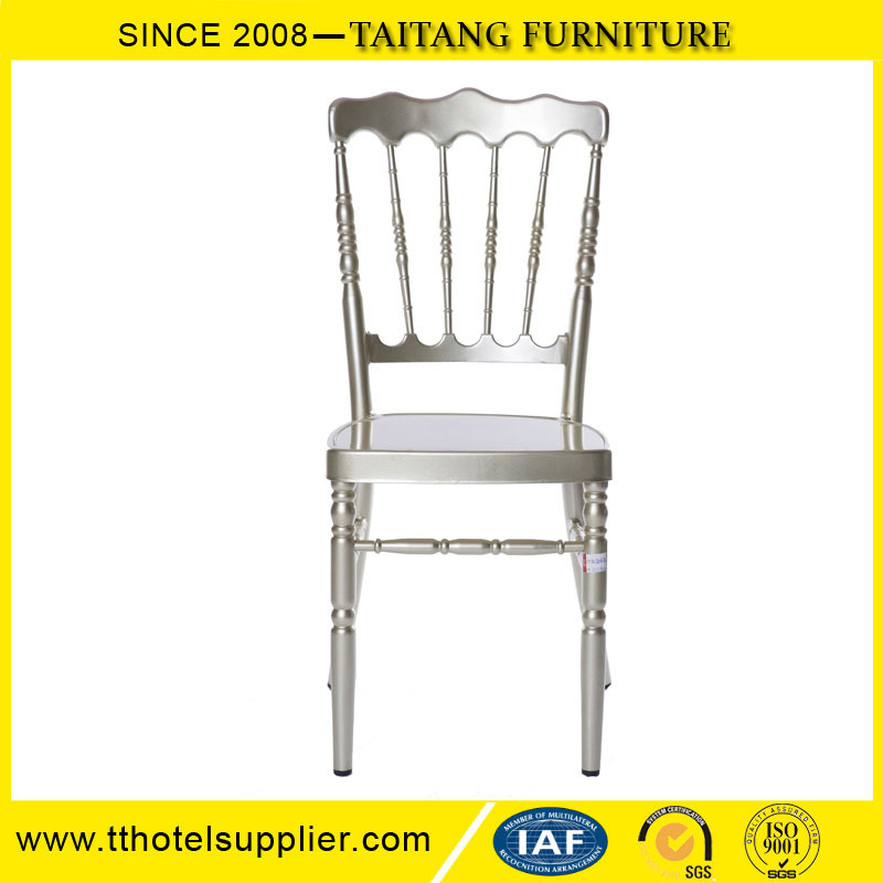 Metal Alunminum Chair Neapleon Chair Wedding Restaurant Dining Use