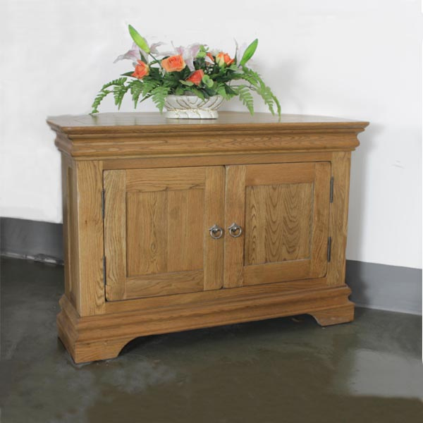 Corner TV Cabinet / Oak Furniture (OF-414)