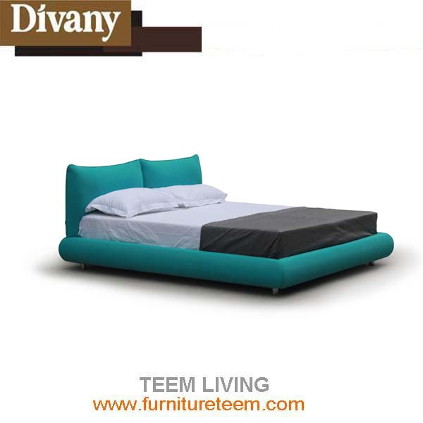 Modern Bedroom Furniture Fabric Double Bed